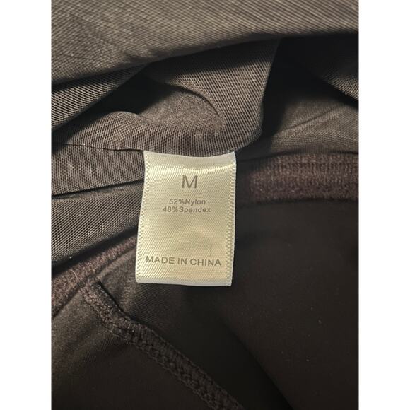 NWOT Black Tank Style Bodysuit Thong Adjustable Straps Shapewear Size Medium - Picture 3 of 6